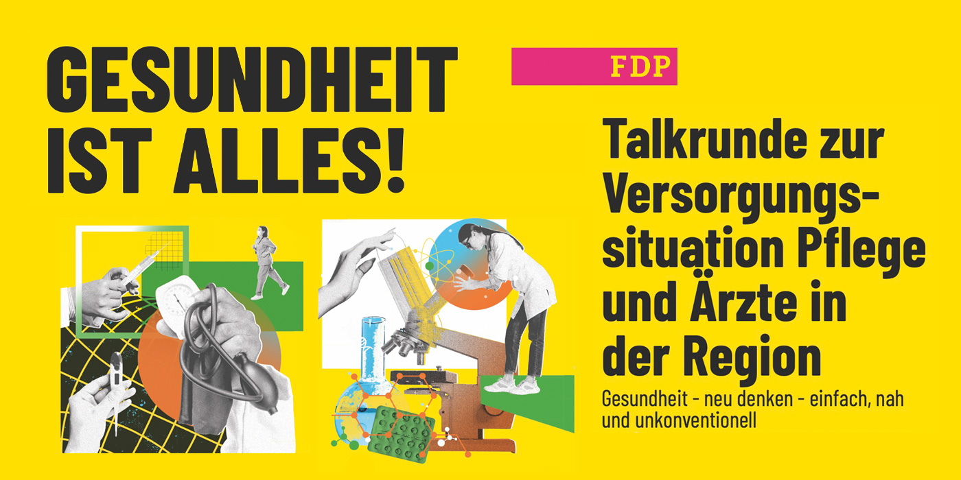 FDP lädt ein zum Talk Gesundheit
