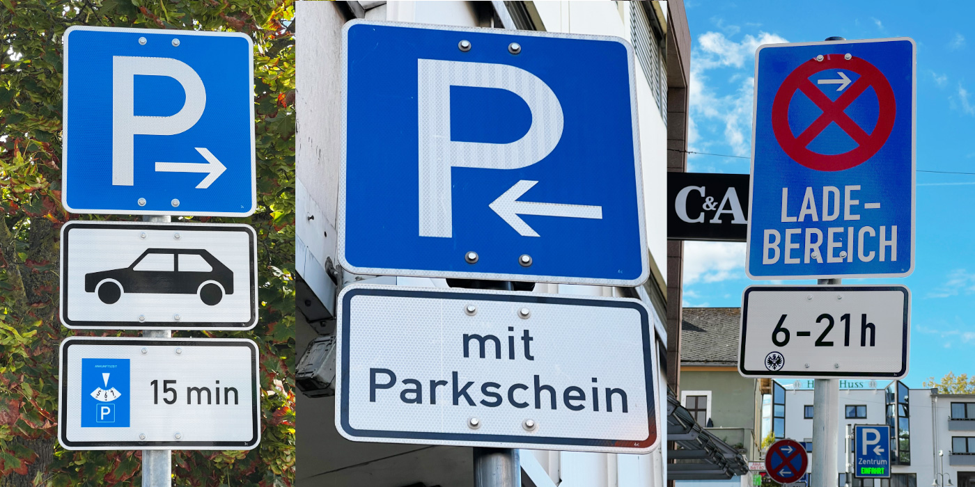 90 Minuten kostenfrei Parken